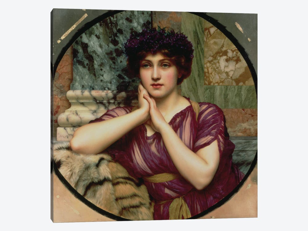 A Classical Beauty, 1901  by John William Godward 1-piece Canvas Art Print