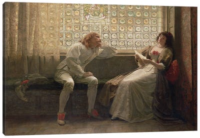 And Then, The Lover Sighing Like Furnace... (Illustration From Shakespeare's As You Like It), 1883 Canvas Art Print