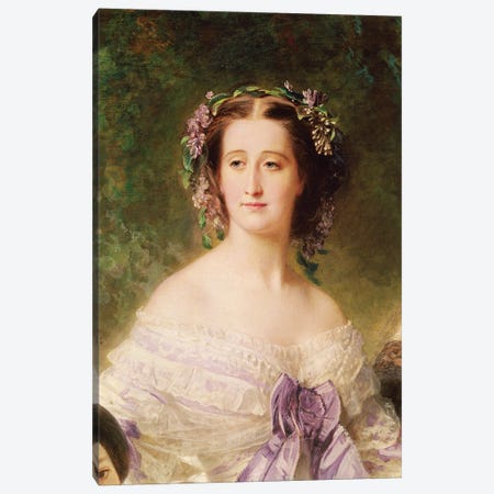 Empress Eugenie  Canvas Print #BMN2517} by Franz Xaver Winterhalter Canvas Print
