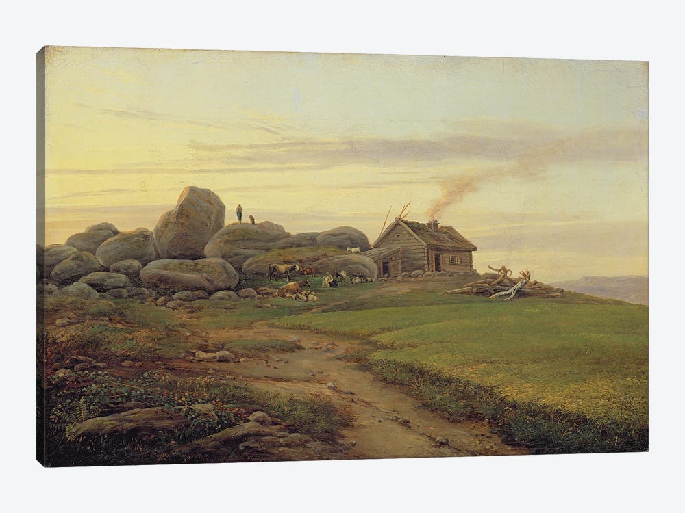 Hill Top, 1827  by Heinrich Stuhlmann 1-piece Canvas Artwork