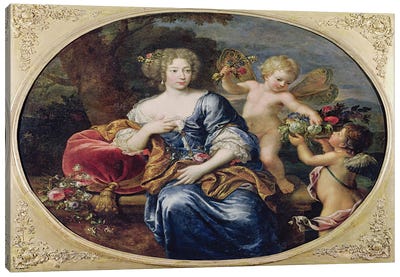Portrait presumed to be Francoise-Athenais de Rochechouart de Mortemart  Canvas Art Print