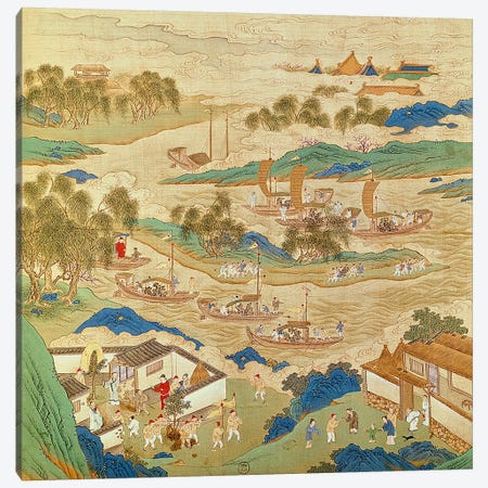 Emperor Hui Tsung  Canvas Print #BMN2537} by Chinese School Art Print