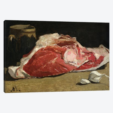 Still Life, the Joint of Meat, 1864  Canvas Print #BMN2547} by Claude Monet Canvas Wall Art