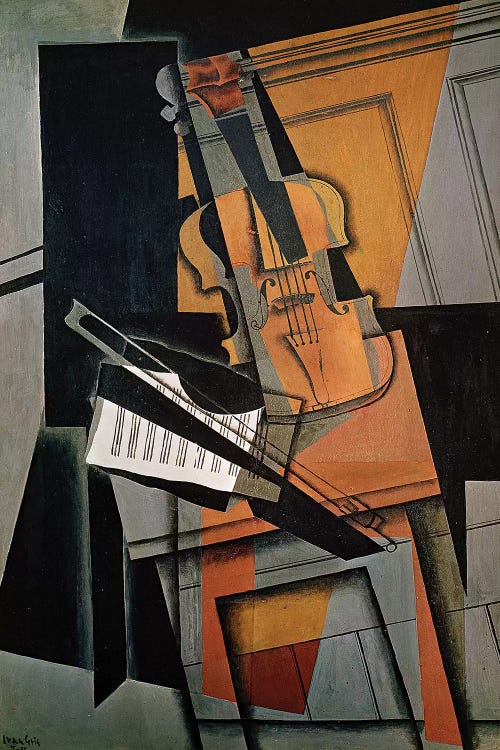 Violin, 1916 Canvas Artwork by Juan Gris | iCanvas