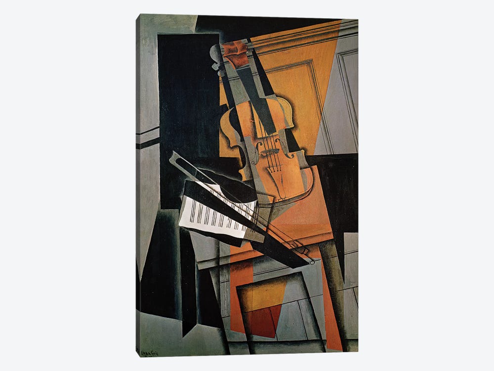 The Violin, 1916  by Juan Gris 1-piece Canvas Print