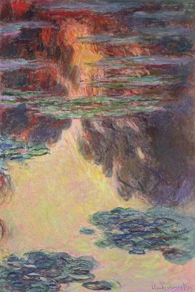All Things Monet: Waterlilies, 1907   by Claude Monet