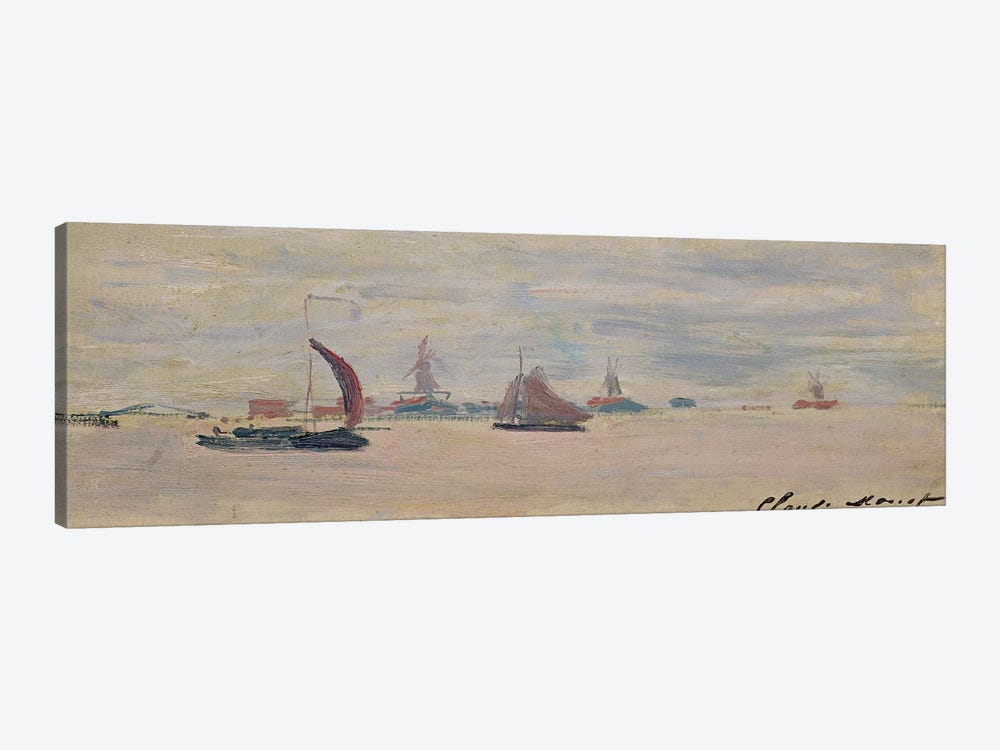 View of the Voorzaan, 1871  by Claude Monet 1-piece Canvas Art