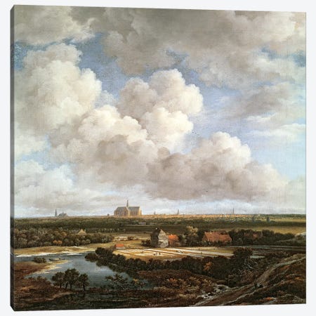 Bleaching Ground in the Countryside near Haarlem, 1670  Canvas Print #BMN2569} by Jacob Isaacksz van Ruisdael Art Print