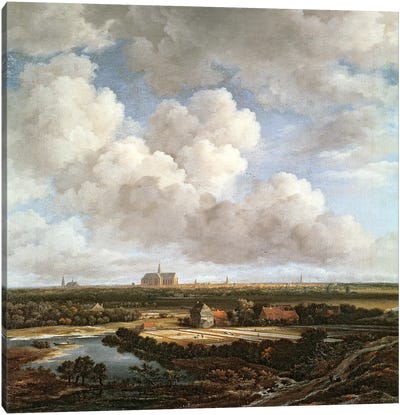 Bleaching Ground in the Countryside near Haarlem, 1670  Canvas Art Print
