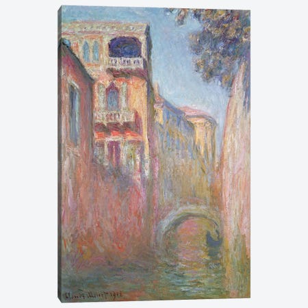 Venice - Rio de Santa Salute, 1908  Canvas Print #BMN2580} by Claude Monet Art Print
