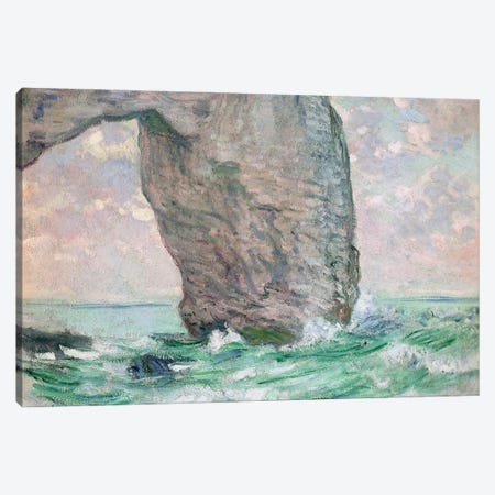 La Manneporte a Etretat, c.1883-85  Canvas Print #BMN2582} by Claude Monet Art Print