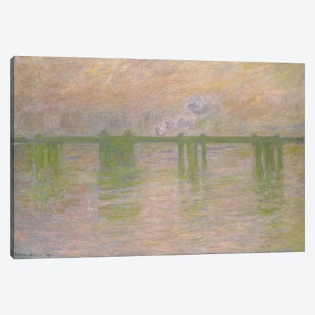 Charing Cross Bridge, 1902  Canvas Print #BMN2583} by Claude Monet Art Print