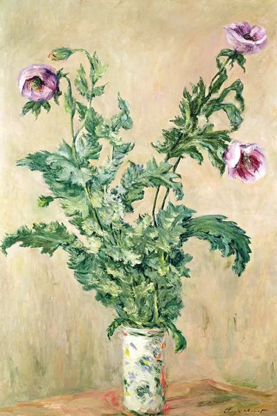 Claude Monet: Poppies, c.1882  by Claude Monet