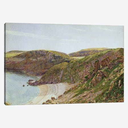 Anstey's Cove, South Devon  Canvas Print #BMN2595} by George Price Boyce Art Print