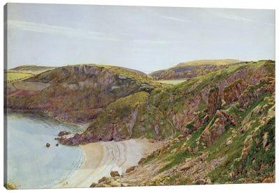 Anstey's Cove, South Devon  Canvas Art Print