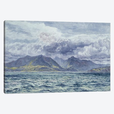 Isle of Arran, 7th August 1883  Canvas Print #BMN2596} by John Brett Canvas Print