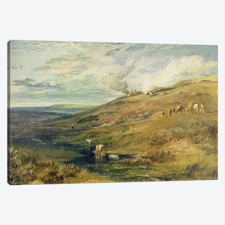 Dartmoor: The Source of the Tamar and the Torridge, c.1813  Canvas Print #BMN2599} by J.M.W. Turner Canvas Artwork