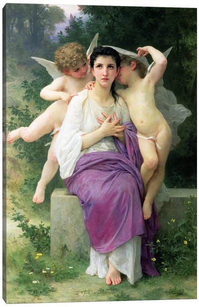 The Heart's Awakening, 1892  Canvas Art Print - Angel Art