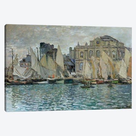 View of Le Havre, 1873  Canvas Print #BMN2609} by Claude Monet Canvas Art