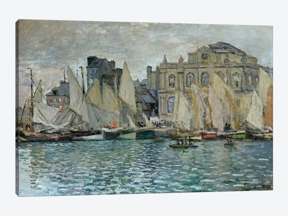 View of Le Havre, 1873  by Claude Monet 1-piece Canvas Wall Art