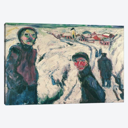 Snow Landscape, 1923  Canvas Print #BMN2616} by Ernst Ludwig Kirchner Canvas Art