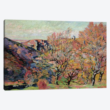 The Valley of the Sedelle in Crozant, c.1898  Canvas Print #BMN2617} by Jean Baptiste Armand Guillaumin Canvas Wall Art