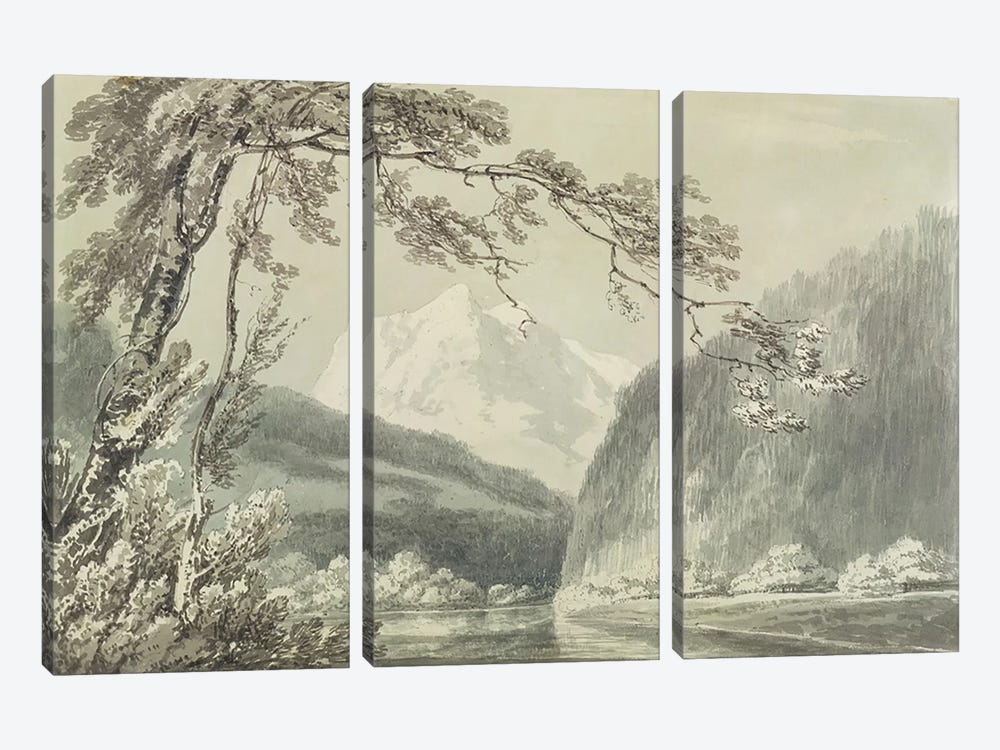 Near Grindelwald, c.1796  by J.M.W. Turner 3-piece Canvas Art