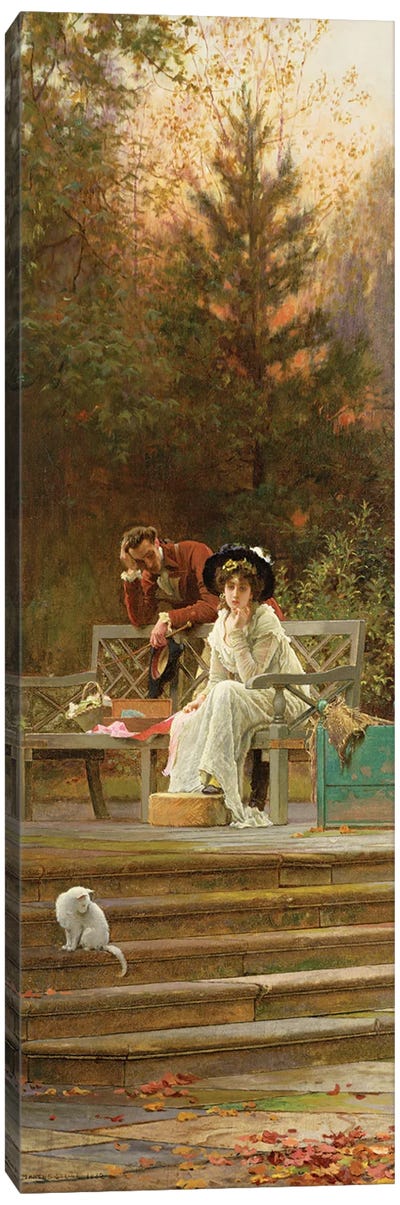 A Prior Attachment, 1882  Canvas Art Print