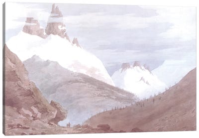 Chamonix and Martigny Canvas Art Print