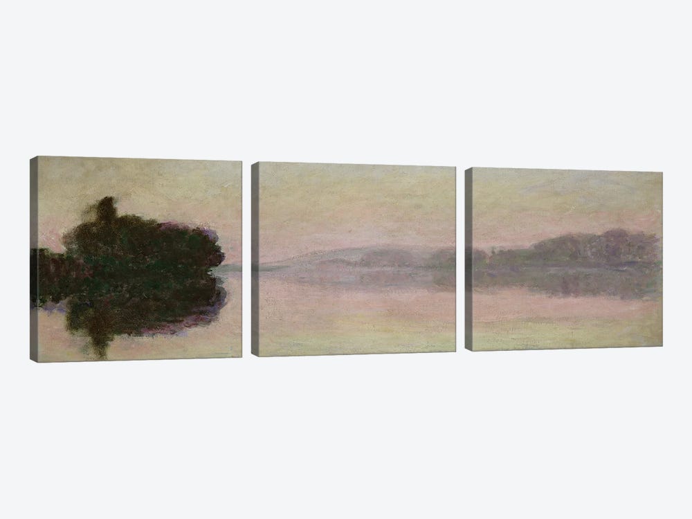 The Seine at Port-Villez, Evening Effect, 1894  3-piece Canvas Art