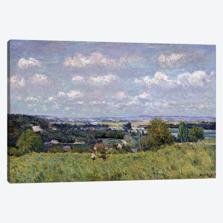 The Valley of the Seine at Saint-Cloud, 1875  Canvas Print #BMN2642} by Alfred Sisley Canvas Art
