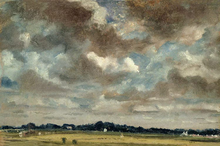 Extensive Landscape with Grey Clouds, c.1821 