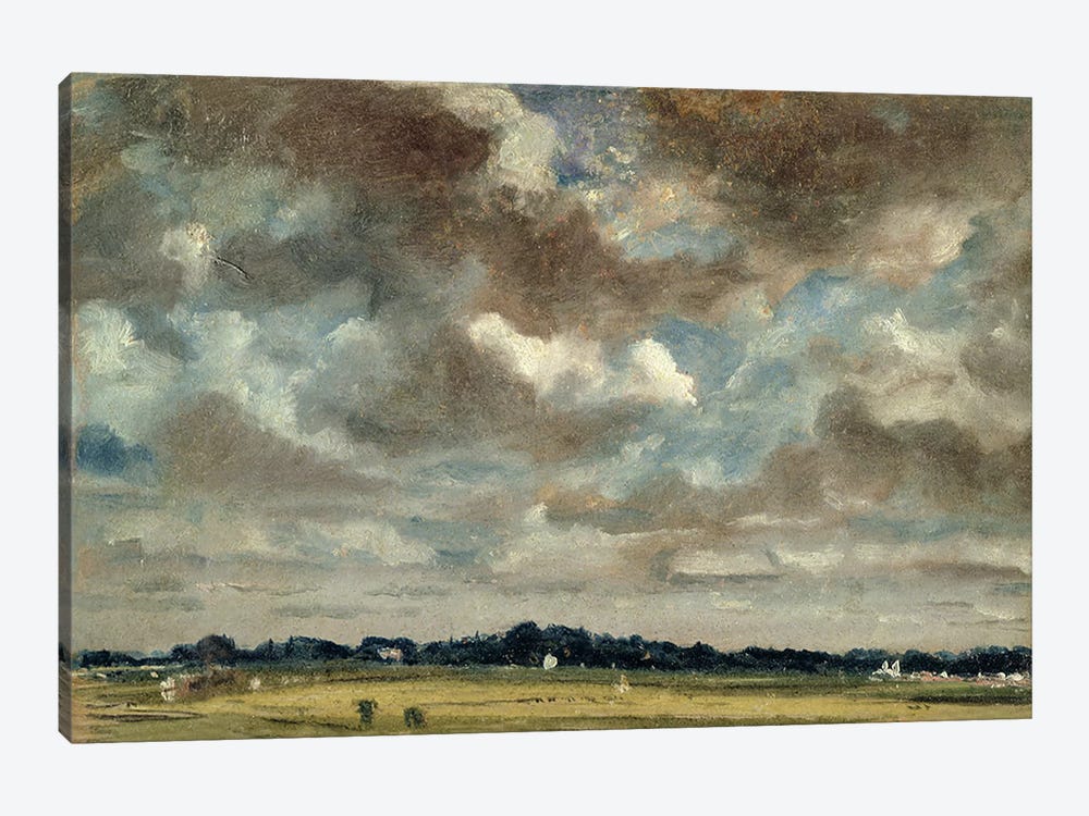 Extensive Landscape with Grey Clouds, c.1821  by John Constable 1-piece Canvas Art Print