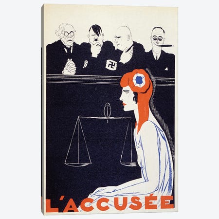 The Accused, 1934  Canvas Print #BMN2651} by Paul Iribe Canvas Print