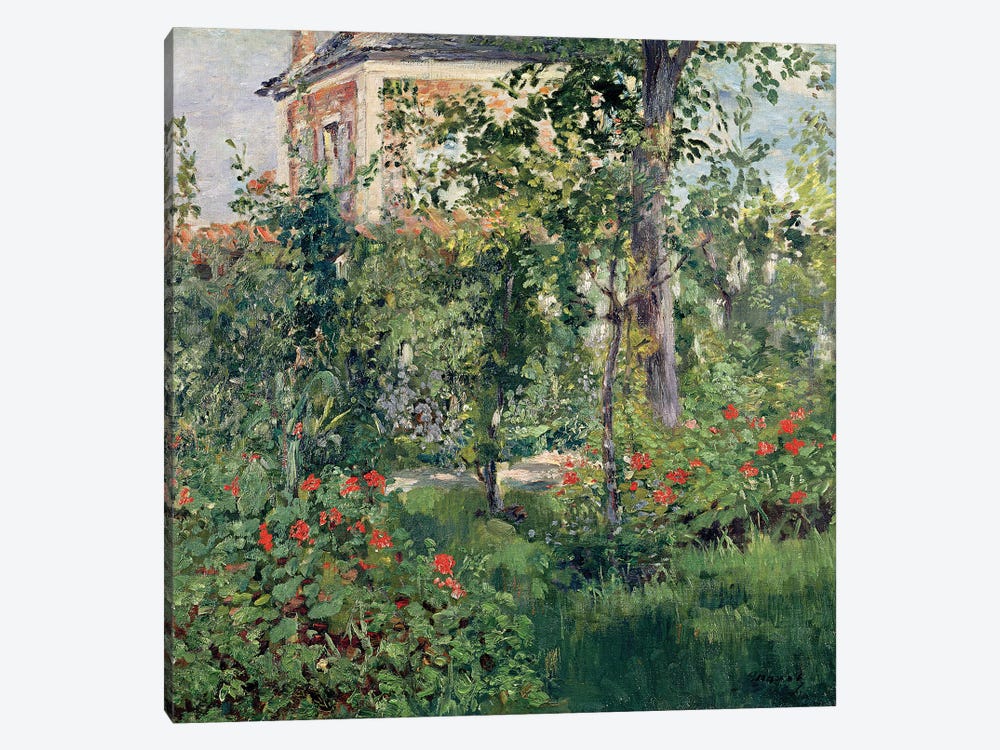 The Garden at Bellevue, 1880  by Edouard Manet 1-piece Canvas Artwork