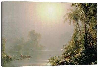 Morning in the Tropics, c.1858  Canvas Art Print