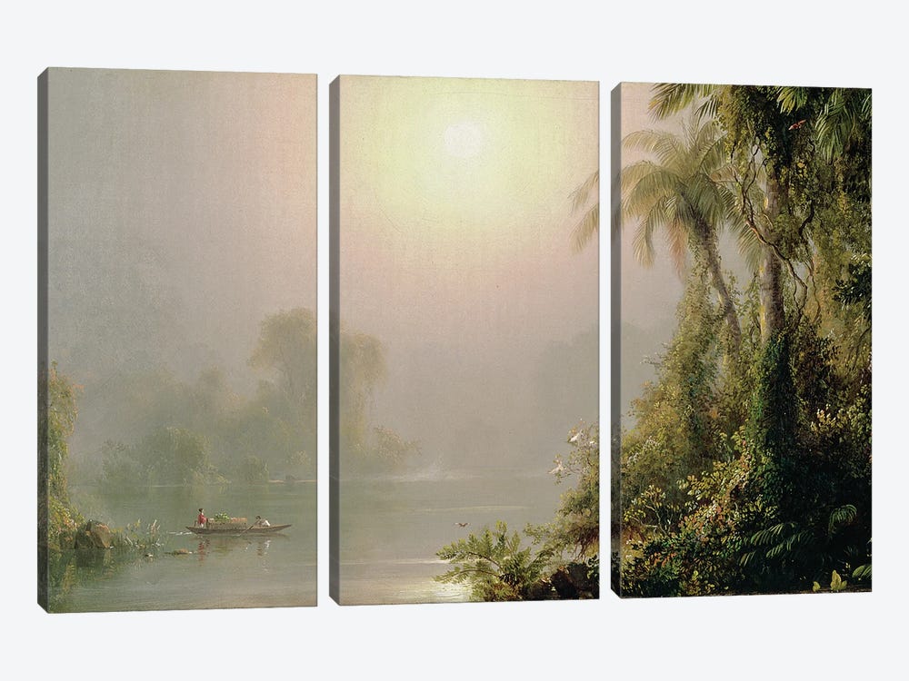 Morning in the Tropics, c.1858  by Frederic Edwin Church 3-piece Art Print