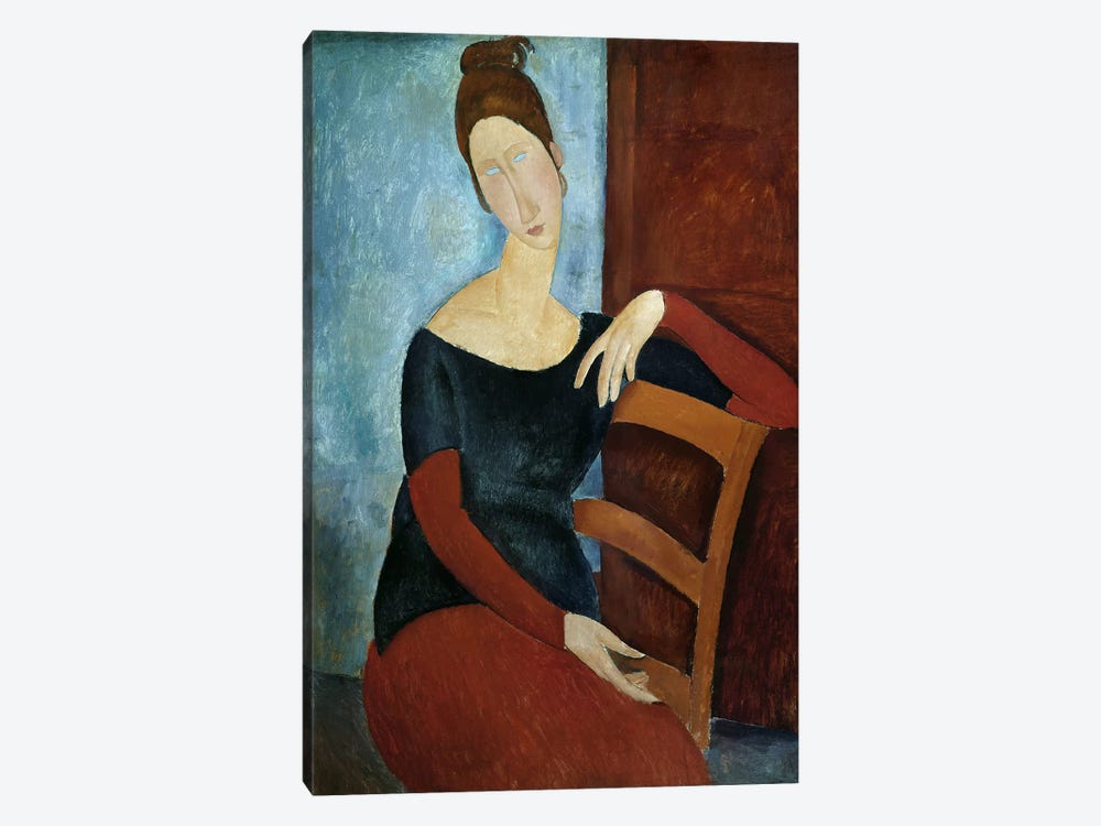 The Artist's Wife  by Amedeo Modigliani 1-piece Canvas Art Print