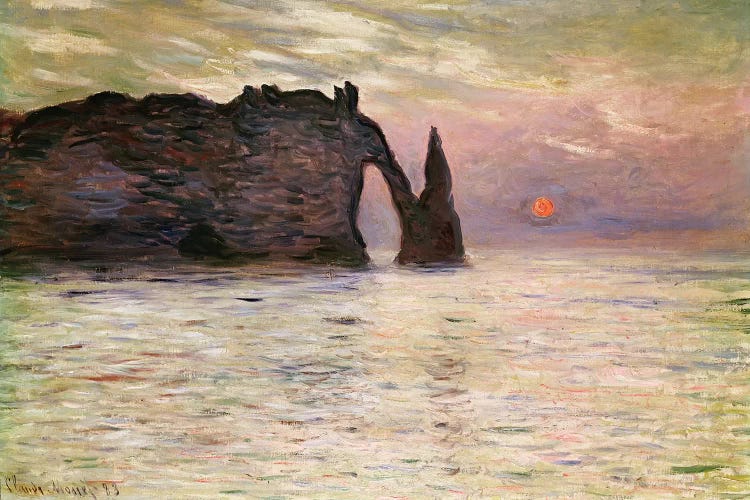 Falaise d'Etretat, 1883  by Claude Monet wall art