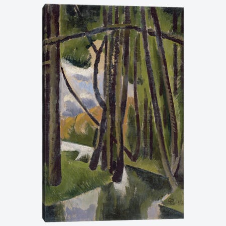 Undergrowth, 1910  Canvas Print #BMN2713} by Roger de la Fresnaye Canvas Wall Art