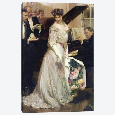 The Celebrated, 1906  Canvas Print #BMN2722} by Joseph Marius Avy Art Print