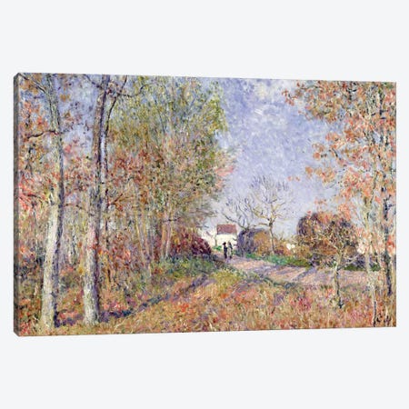 A Corner of the Woods at Sablons, 1883  Canvas Print #BMN2723} by Alfred Sisley Art Print