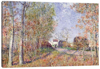 A Corner of the Woods at Sablons, 1883  Canvas Art Print