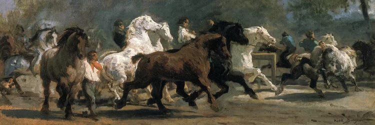 Study For The Horsemarket, 1852-54