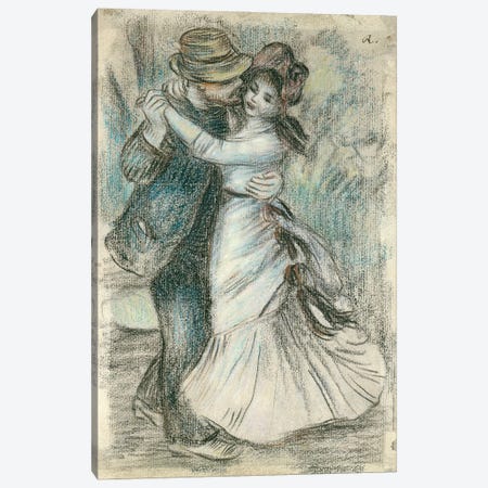 The Dance, 1883  Canvas Print #BMN2727} by Pierre-Auguste Renoir Canvas Artwork