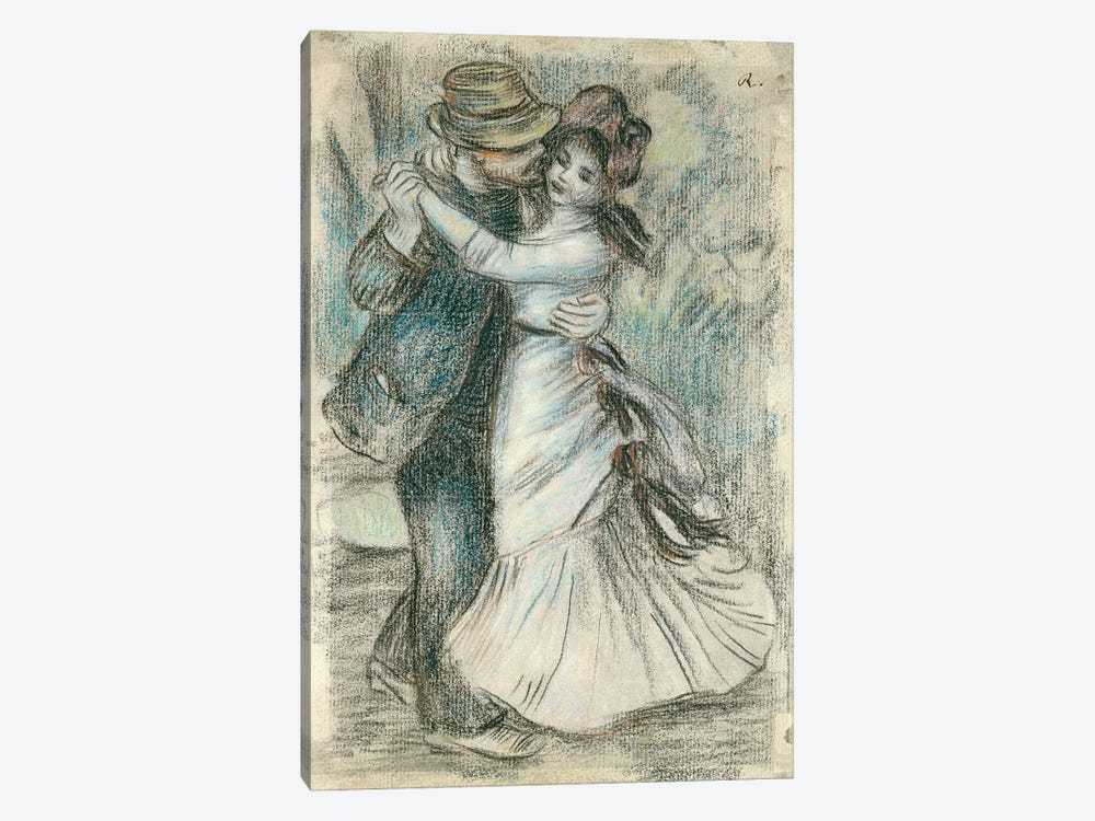 The Dance, 1883  by Pierre-Auguste Renoir 1-piece Canvas Art Print