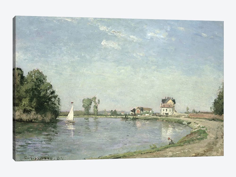 At the River's Edge, 1871  1-piece Canvas Print
