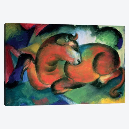 The Red Bull, 1912  Canvas Print #BMN2730} by Franz Marc Canvas Art