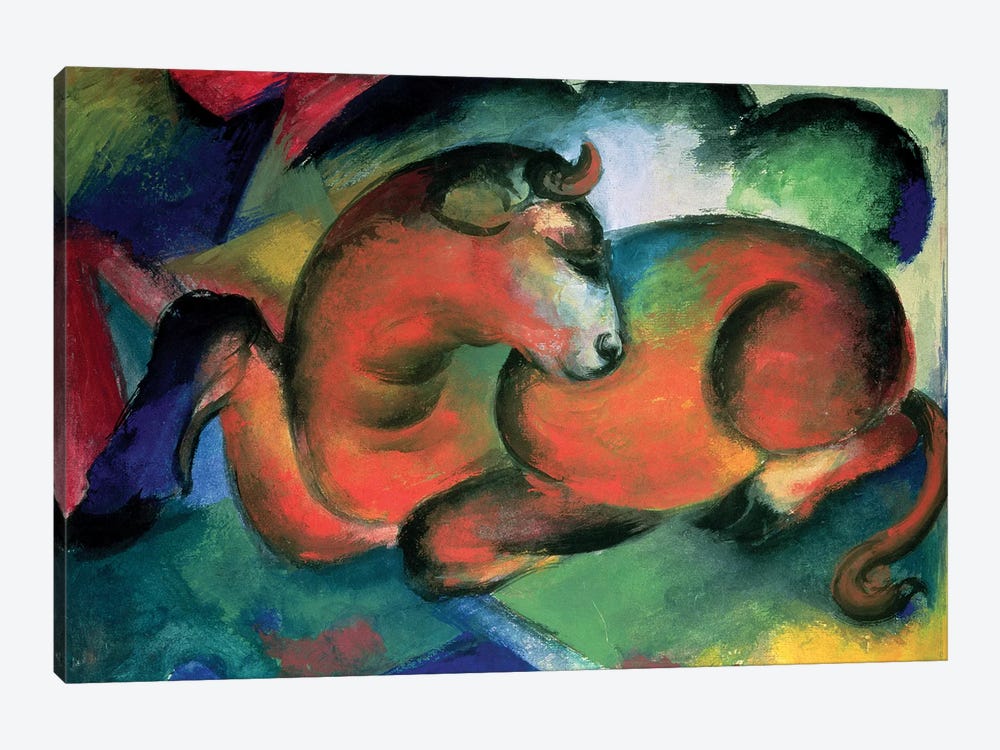 The Red Bull, 1912  by Franz Marc 1-piece Art Print