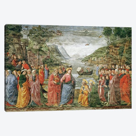 The Calling of SS. Peter and Andrew, 1481  Canvas Print #BMN2732} by Domenico Ghirlandaio Canvas Wall Art